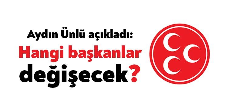 Milliyetçi Hareket Partisi Aydın Ünlü teşkilat seçimleriyle ilgili konuştu. Teşkilatlarda