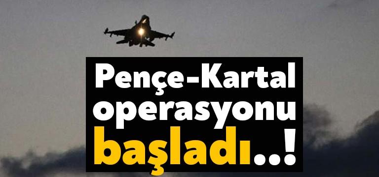 Milli Savunma Bakanlığı (MSB), ‘Pençe-Kartal’ operasyonuna ilişkin, “Irak’ın kuzeyinde teröristlerce