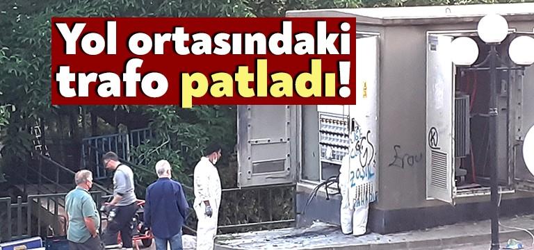 Derince Sırrıpaşa  Mahallesi Çenedere Caddesi’nde kaldırımda bulunan trafo patladı. Patlama
