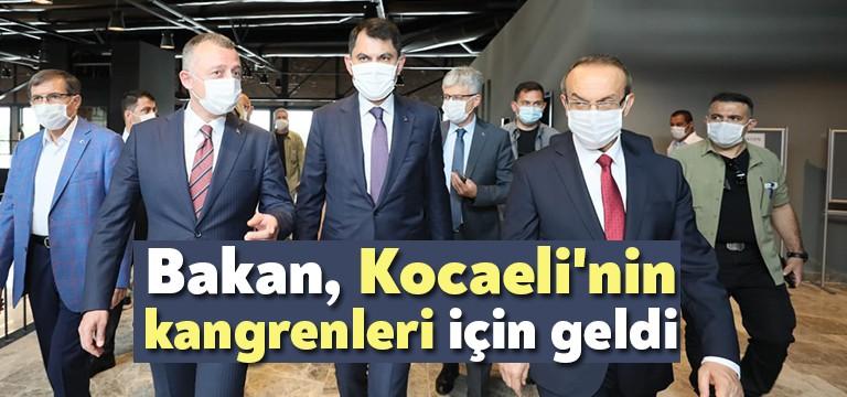 Çevre ve Şehircilik Bakanı Murat Kurum, Kocaeli‘ye geldi. Kocaeli Valisi