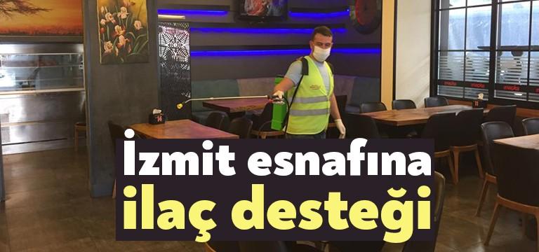 İzmit Belediyesi Dezenfekte Timi koronavirüse karşı mücadelede çalışmalarına hız kesmeden