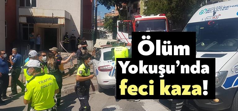 İzmit Gazanfer Bilge Bulvarı (Santral Yokuşu) bugün bir kazaya daha