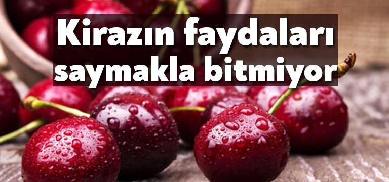 KİRAZ VİTAMİN VE MİNERAL DEPOSU  100 gram kiraz ortalama 14-15