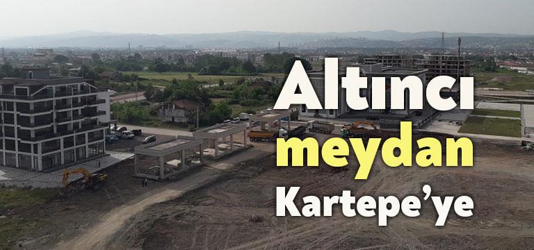 Kocaeli Büyükşehir Belediyesi, Kartepe ilçesinde kent meydanı çalışması yapıyor. Fatih