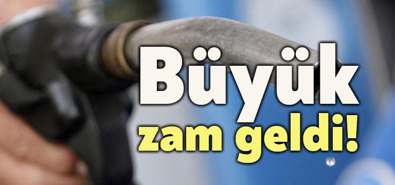 Benzinin litre fiyatına 37, motorinin litre fiyatına ise 32 kuruşluk