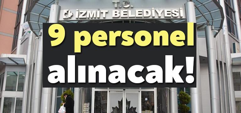 İzmit Belediyesi, farklı birimlerde görev almak üzere geçici süreli yeni