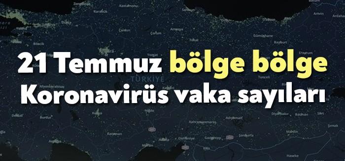 Sağlık Bakanı Fahrettin Koca, Koronavirüs vaka sayılarını paylaştı. Bölge bölge