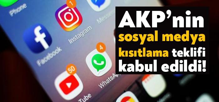 AKP'nin hazırladığı ve muhalefetin "sansür" olarak nitelendirerek tepki gösterdiği sosyal