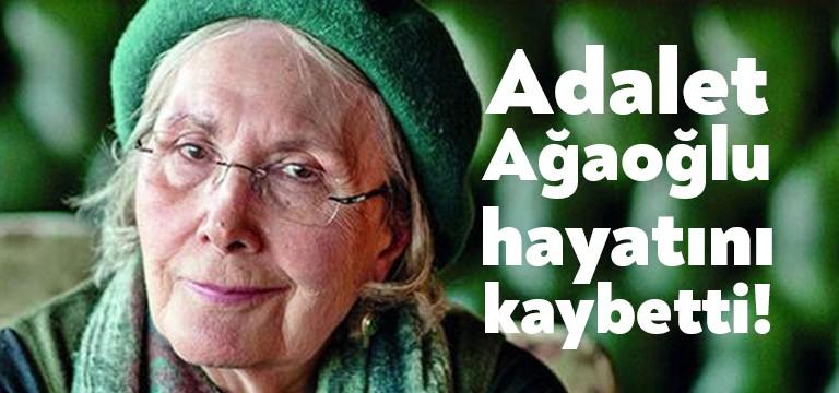Türk edebiyatının önde gelen isimlerinden Adalet Ağaoğlu‘nun 90 yaşında hayatını