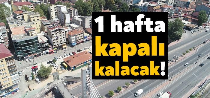 İzmit Adnan Menderes Köprüsü'nde inşaat çalışmaları nedeniyle güvenlik tedbirleri alında.