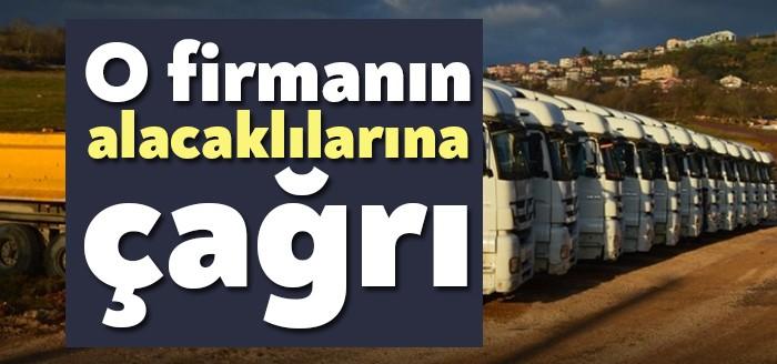 Çelikler Tır Taşımacılığı Limited Şirketi’nin Konkordato Komiseri Nursade Erdağı, şirketten