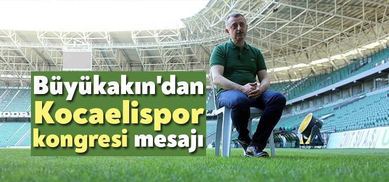 Kocaeli Büyükşehir Belediye Başkanı Doç. Dr. Tahir Büyükakın, Kocaeli Stadyumu’nda