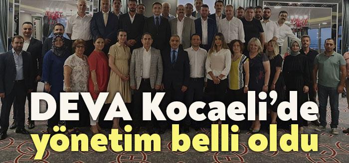 DEVA Partisi Kocaeli’nin yönetimi belli oldu. Ali Babacan başkanlığındaki DEVA