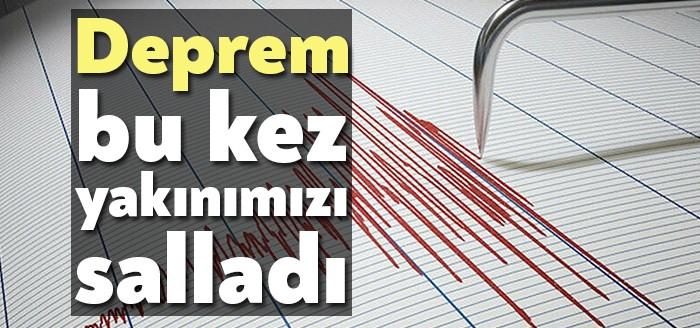Eskişehir'in Tepebaşı İlçesi'nde saat 05.19'da 4.1 büyüklüğünde bir deprem meydana
