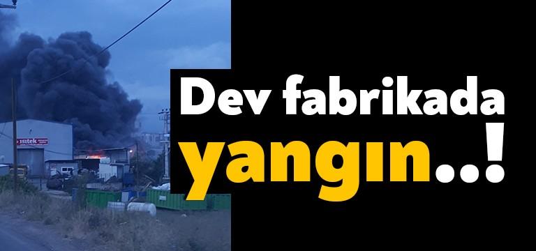 Kocaeli’nin Gebze ilçesinde bugün sabah saatlerinde bir fabrikada yangın çıktı.