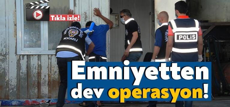Kocaeli Emniyet Müdürlüğü ekipleri tarafından akaryakıt dağıtım firmalarından tankerler ile