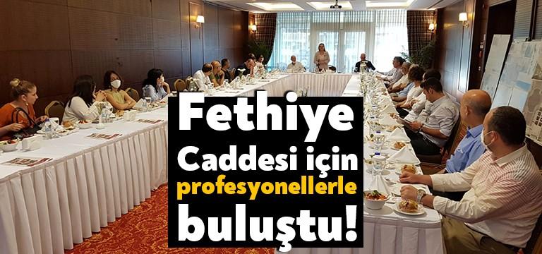 Fethiye Caddesi Yeniden Düzenleme Yarışması için fikir alış verişinde bulunmak