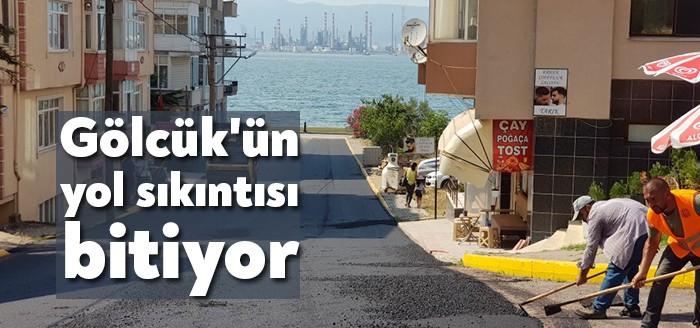 Gölcük Belediyesi, ilçenin farklı noktalarında bakıma ihtiyaç olana yollarda çalışmalarını