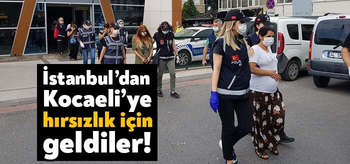 Kocaeli’nin İzmit ve Darıca ilçelerinde girdikleri 5 ayrı evden para