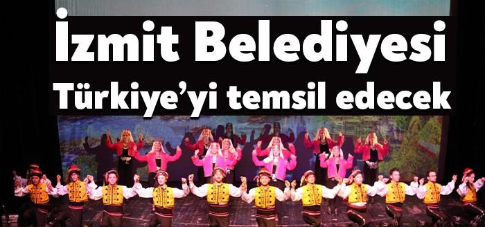 İzmit Belediyesi Sahne İzmit Halk Dansları Topluluğu, dünyada ilk kez