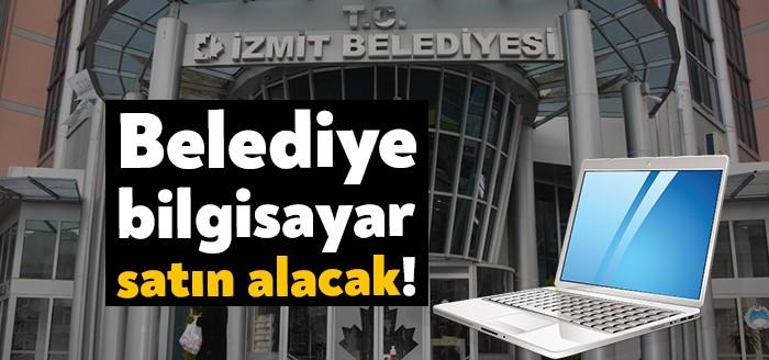 Eski ekipmanlarını yenileyen İzmit Belediyesi bilgisayar, tarayıcı ve tablet satın