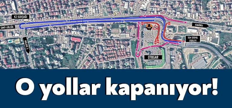 TEM Otoyolu ve D100 Karayolu’nda devam eden çalışmalar sebebiyle sürücülerin