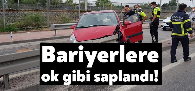 Kocaeli’nin İzmit ilçesinde D-100 karayolundan Ankara yönünde seyir halinde olan