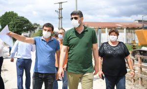 KOCAMAN UZUNBEY KÖPRÜ ÇALIŞMALARINI YERİNDE İNCELEDİ 3