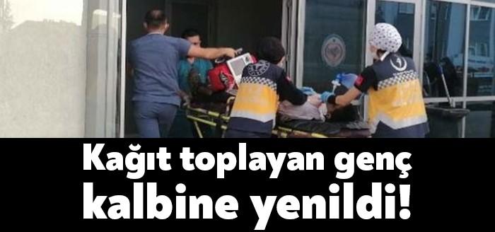 Kocaeli’nin Gebze ilçesinde kaldığı metruk binada kalp krizi geçiren kağıt
