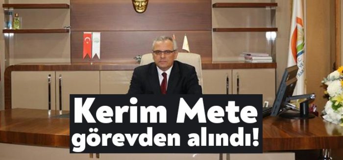 Tarım il müdürü görevden alındı!