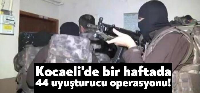 Kocaeli Emniyet Müdürlüğü ve İl Jandarma Komutanlığı ekipleri tarafından il
