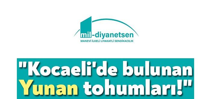 Mil-Diyanet Sen Kocaeli İl Başkanlığı, Diyanet İşleri Başkanı Ali Erbaş'a yönelik
