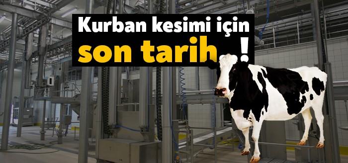 Kocaeli Büyükşehir Belediyesi, kurban kesimi için modern mezbahalarda sıra numarası