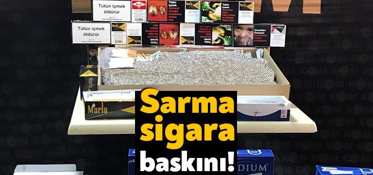 Kocaeli İl Emniyet Müdürlüğü sarımı yasaklanan sarma sigaralarla ilgili operasyon