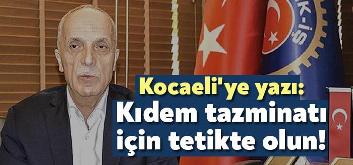 Kıdem tazminatının tamamlayıcı emeklilik adı altında yok edilmesine karşı duran