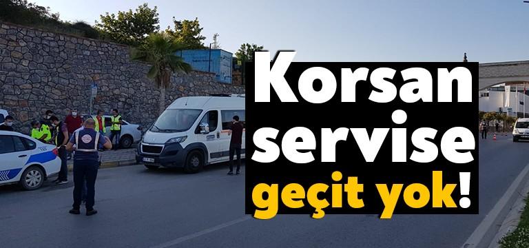 Kocaeli Büyükşehir Belediyesi Kocaeli genelinde “illegal” çalışarak korsan servis faaliyetine