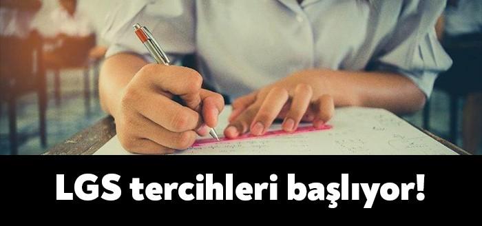 Liselere Geçiş Sistemi tercihleri bugün başlıyor. Öğrenciler 20 okul tercihi