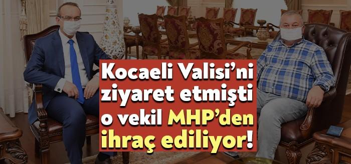 Kocaeli Valisi Seddar Yavuz'un ilk ziyaretçilerinden biri MHP Ordu Milletvekili