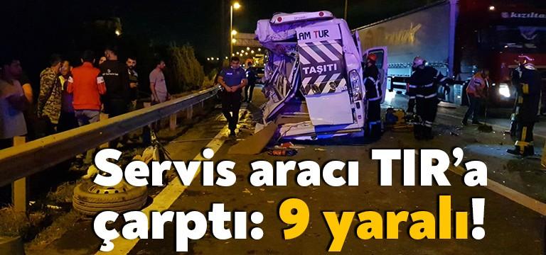 TEM otoyolundan İstanbul yönünde seyir halinde olan Abdullah Tirit idaresindeki