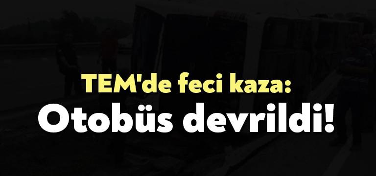 TEM Otoyolu Gebze Organize Sanayi Bölgesi Kavşağı  mevkiinde Ankara istikameti