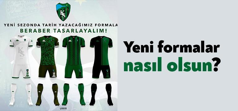 Kocaelispor Kulübü sosyal medya hesabından yeni formalarla ilgili bir mesaj