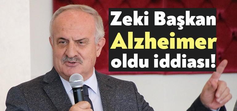 Derince Belediye Başkanı Zeki Aygün‘ün (66) unutkanlık hastalığı olarak bilinen
