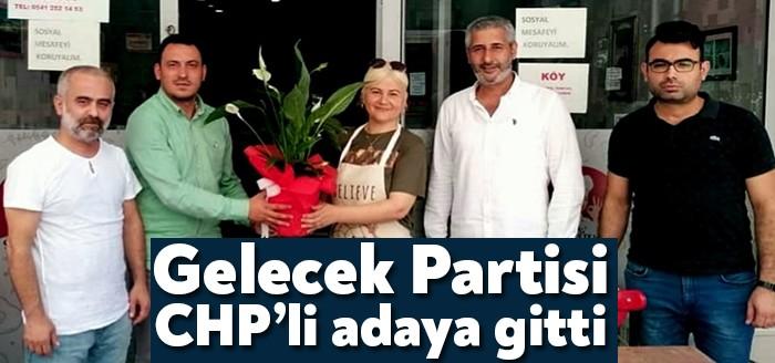 Gelecek Partisi Körfez İlçe Başkanı Fırat Türker, CHP'li Şengül Yurt'u