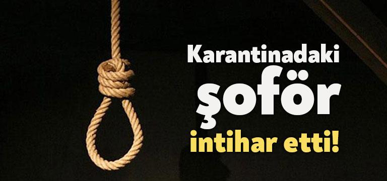 Kocaeli’nin Gölcük ilçesinde otobüs şoförlüğü yapan ve 10 gündür karantinada