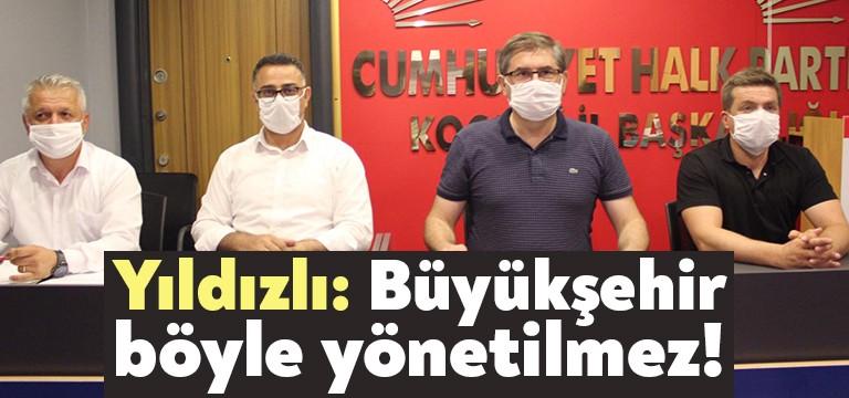CHP Kocaeli İl Başkanı Harun Yıldızlı, bugün il binasında CHP