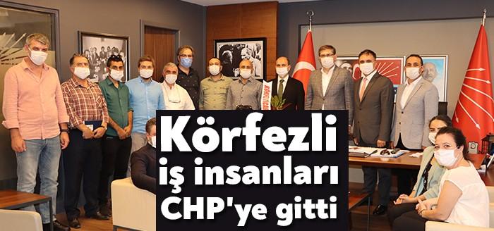 CHP Kocaeli İl Başkanı Harun Özgür Yıldızlı ve il yönetimi,