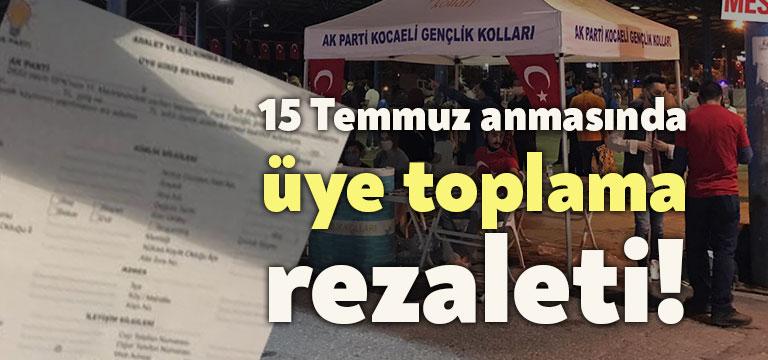 15 Temmuz Darbe Kalkışması’nın dördüncü yıldönümünde AKP Kocaeli İl Gençlik