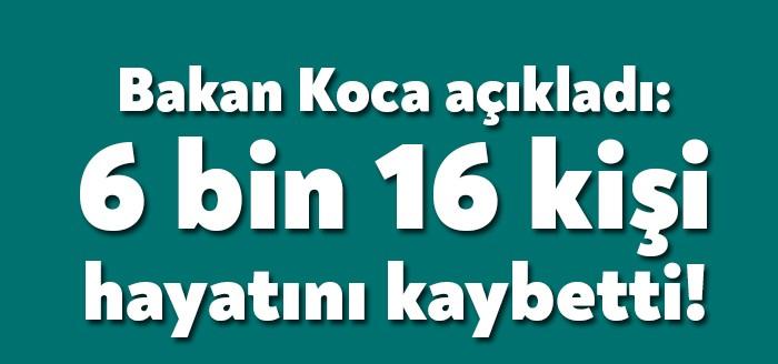 Sağlık Bakanı Fahrettin Koca, T18 Ağustos Salı gününün tablosuna göre,