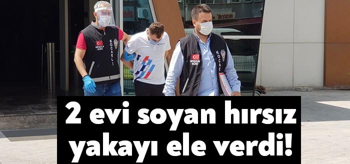 Körfez ilçesinde bulunan 2 ayrı eve girerek hırsızlık yaptığı öne