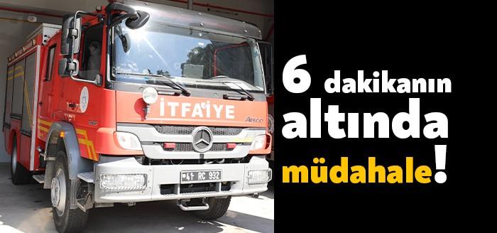 İzmit Bağçeşme yeni itfaiye müfreze binasını ziyaretinde bir açıklama yapan